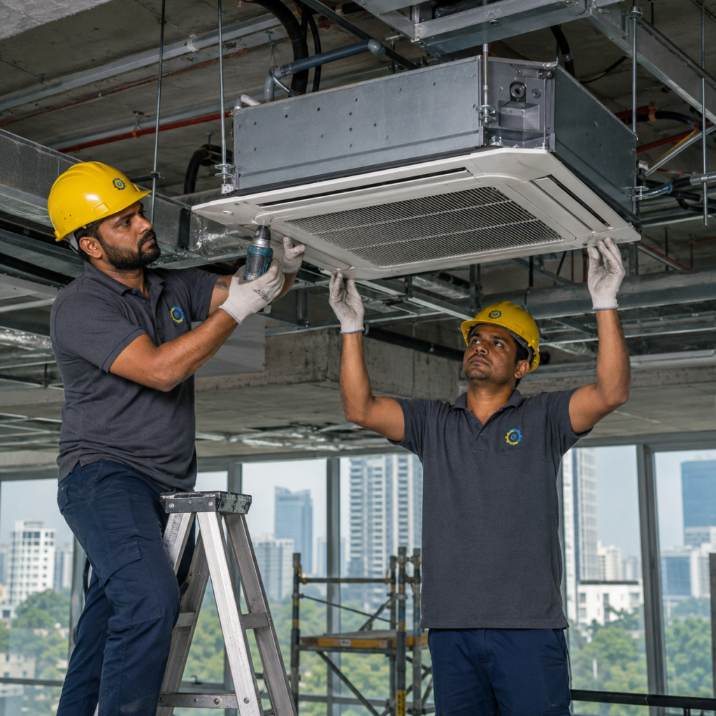 HVAC supply installation and commissioning services in Mumbai